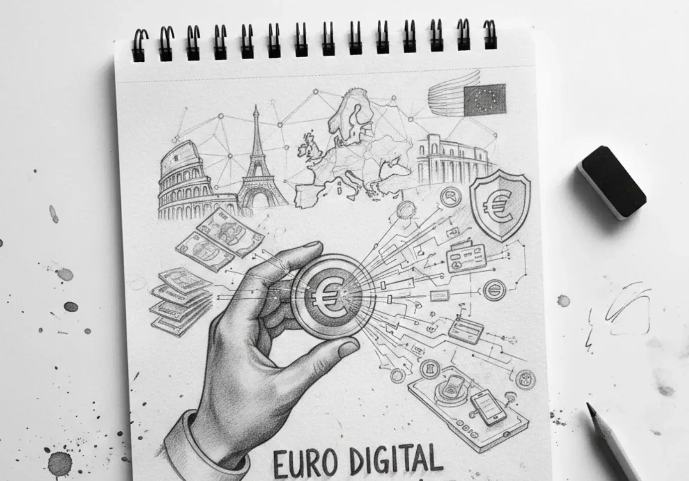 Monedă unică: Consiliul UE adoptă poziția privind euro digital și consolidarea numerarului